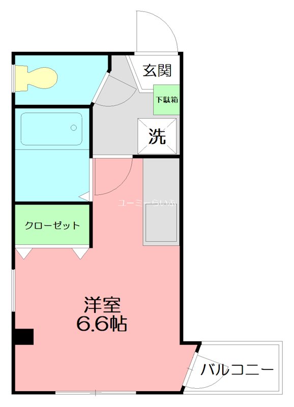Vivace湘南(ビバーチェ湘南) 205号室 間取り