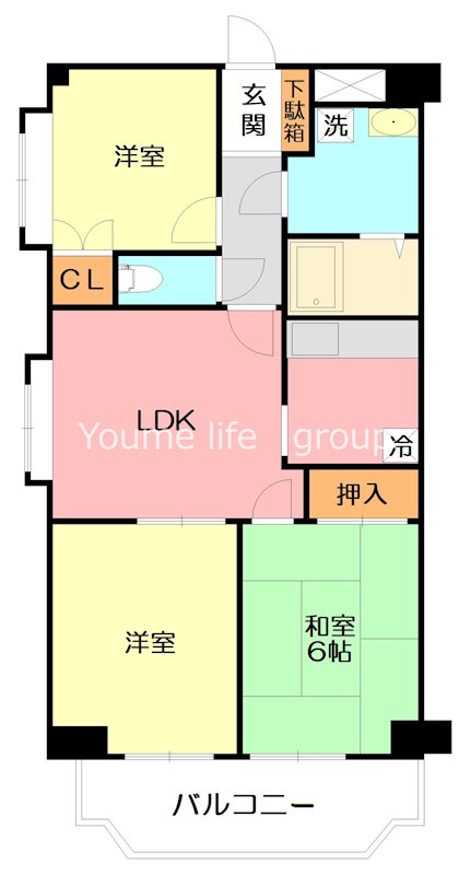 カサグランデ湘南 401号室 間取り