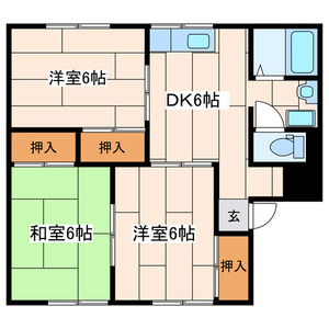 コーポ青和第3 103号室 間取り