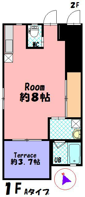Carpe Diem湘南 105号室 間取り