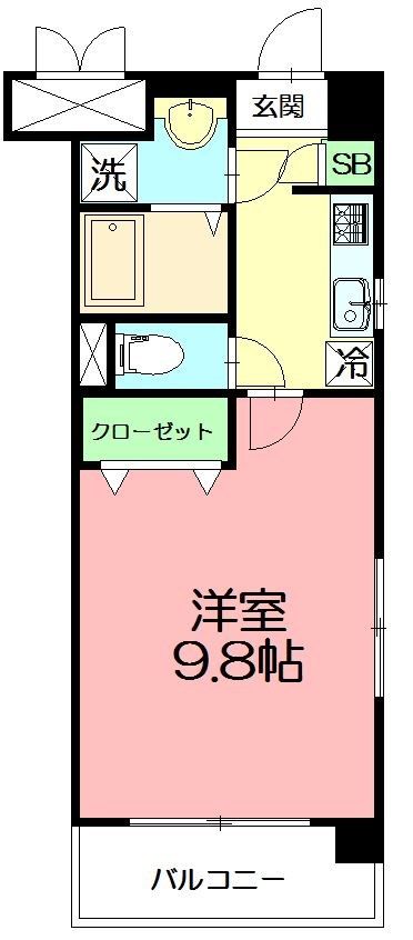 グランシャリオ鵠沼 301号室 間取り