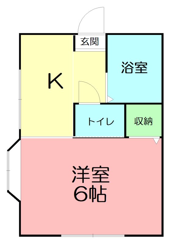 メゾンドベルフィーユ 10号室 間取り
