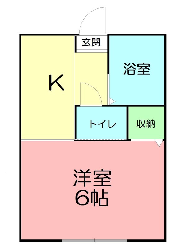 メゾンドベルフィーユ 7号室 間取り
