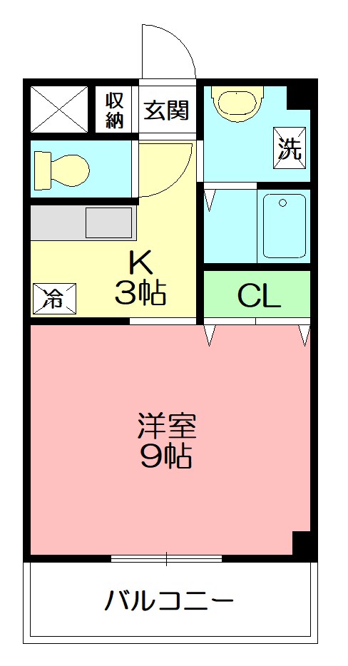 ケンハウス・秦野駅南口マンション 402号室 間取り