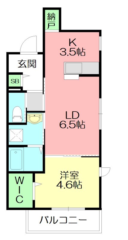 ビエント湘南 203号室 間取り