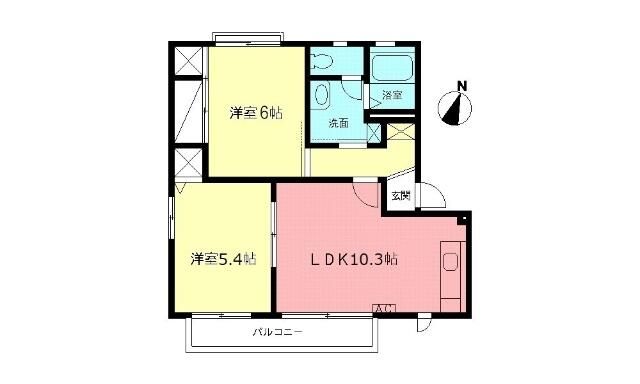 プロムナード桜台Ⅰ 202号室 間取り