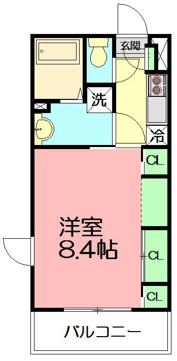 リブリ・湘南シティ 202号室 間取り