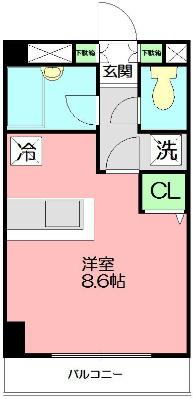 アンシャンテ大船 202号室 間取り