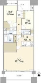 クラッシィハウス辻堂 5F号室 間取り