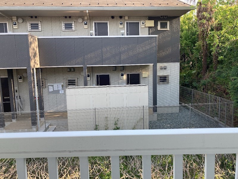 林山ハイツ ベランダ