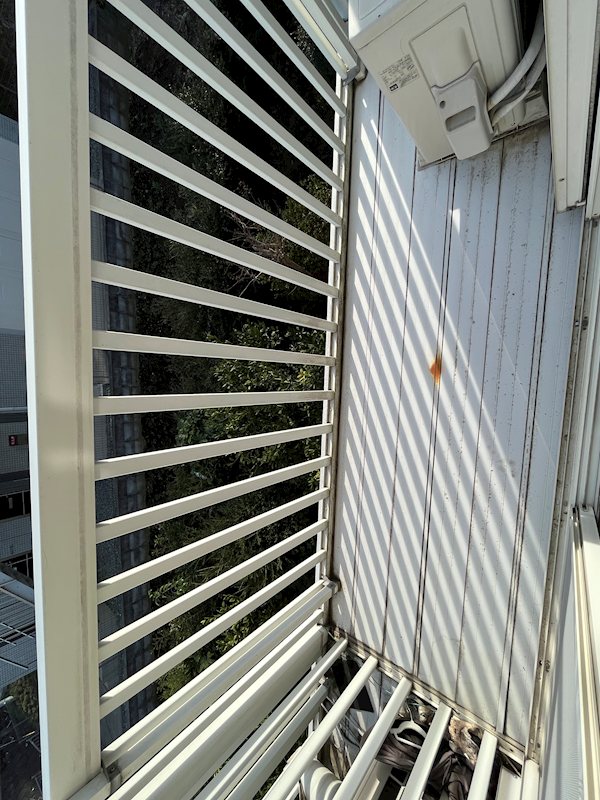 林山ハイツ ベランダ