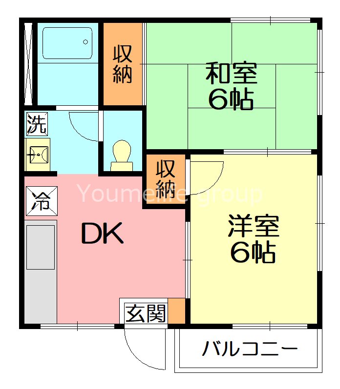 メゾン桜台 202号室 間取り