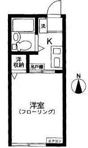 シティハイム　マリオンミキ 間取り