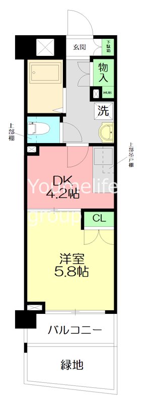 パノラマ南鴨宮 103号室 間取り
