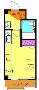 アドーレ湘南 404号室 間取り