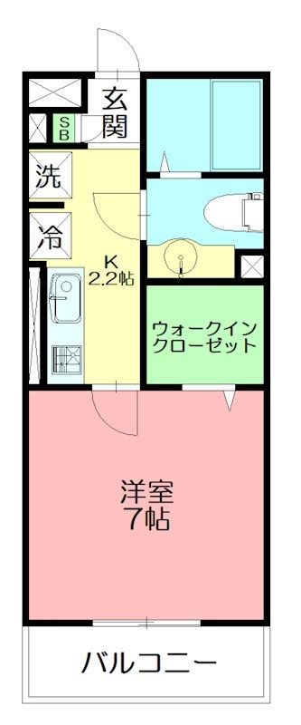 ベルソス高倉Ｂ 303号室 間取り