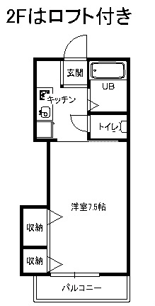リヴィエール湘南Ⅱ  203号室 間取り