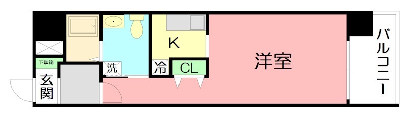 レオグランデ 202号室 間取り