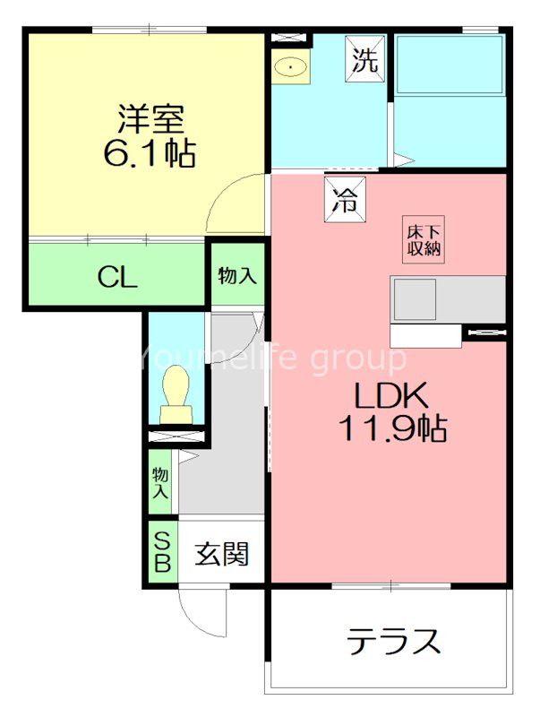 アイハウスA 間取り