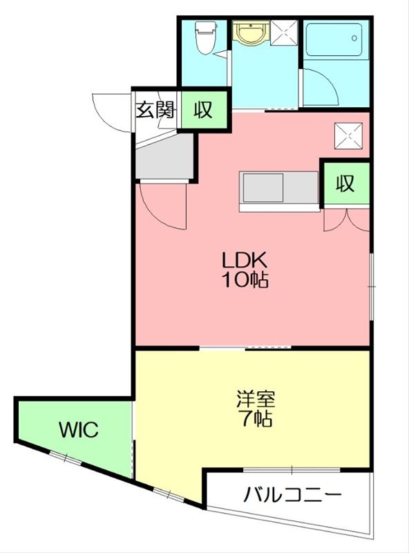 Casa de flor 鶴巻 504号室 間取り