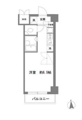 ラグゼナ本厚木 508号室 間取り