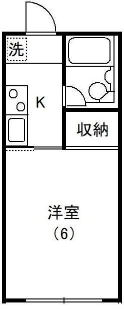オリエントハイツNO.3 106号室 間取り