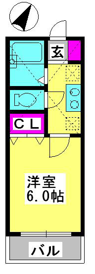 グランデリーベル  101号室 間取り