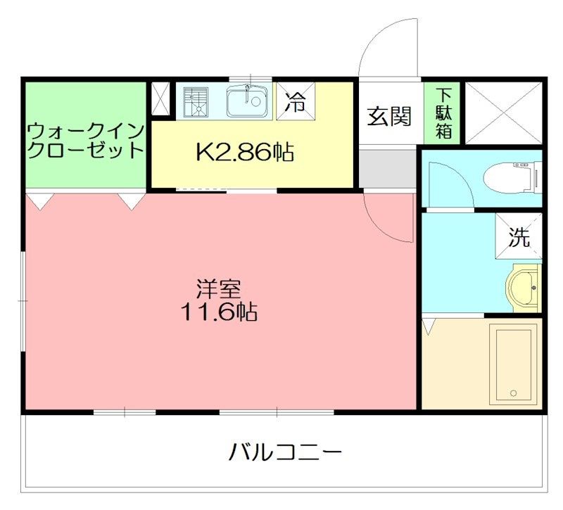アイリス 301号室 間取り