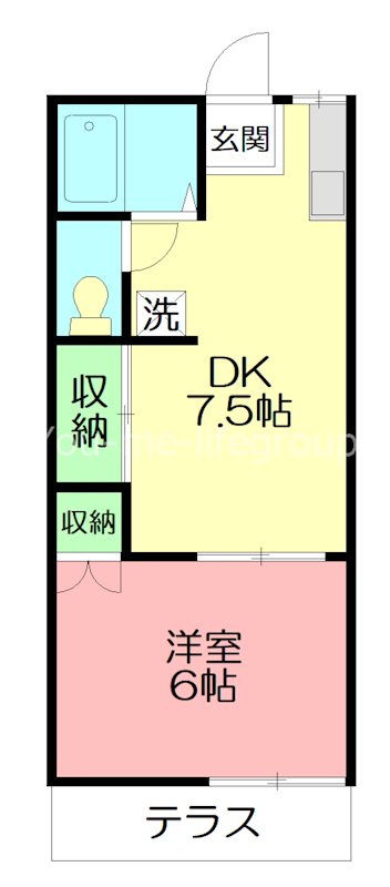 ファミーユ伊勢原 103号室 間取り