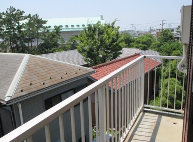西海岸コーポ ベランダ