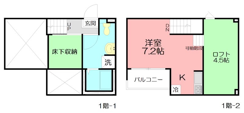 lifeship湘南辻堂　ミュロス　（ﾗｲﾌｼｯﾌﾟｼｮｳﾅﾝﾂｼﾞﾄﾞｳﾐｭﾛｽ） 101号室 間取り
