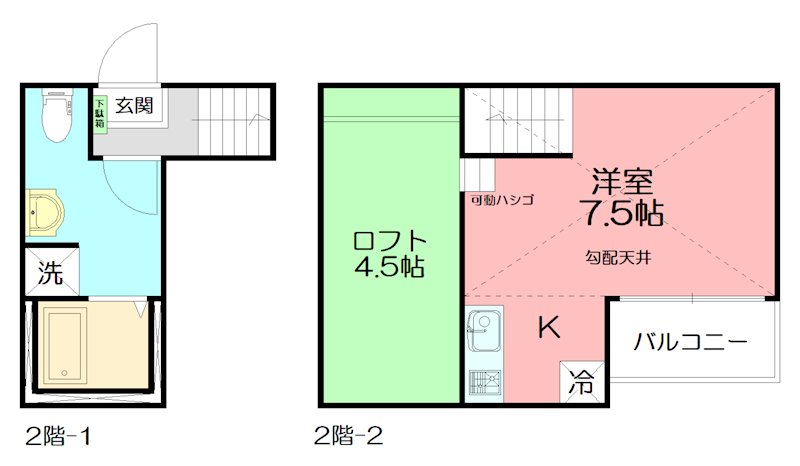 lifeship湘南辻堂サントリーニ 203号室 間取り