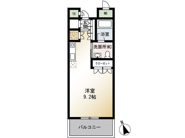 ショアーズ鵠沼フラット 104号室 間取り