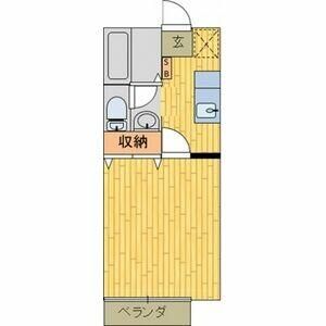 ヒルズ湘南 104号室 間取り