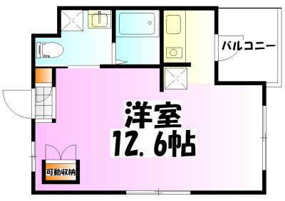 グラーテス・ワン 401号室 間取り