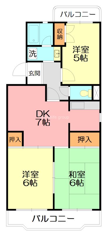 ハイツエントピア 205号室 間取り