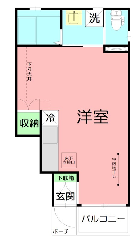 ジョワメゾン湘南 104号室 間取り