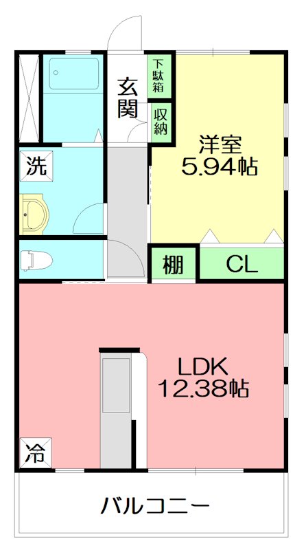 aruka018 204号室 間取り