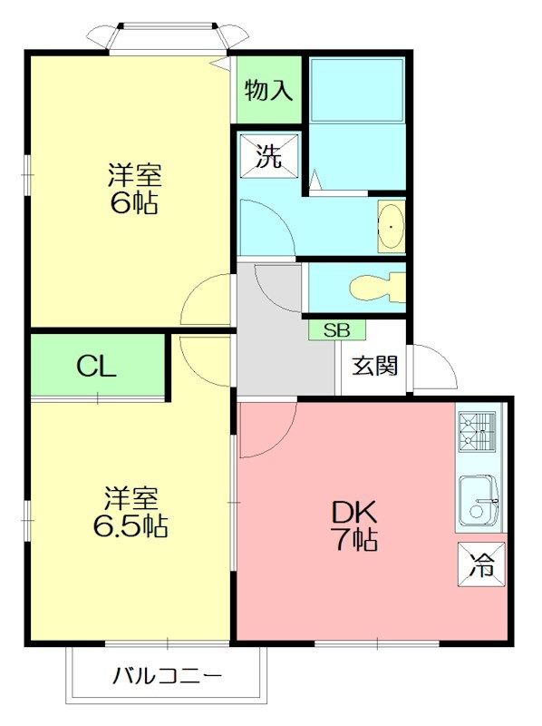 ラ・フォーレA 201号室 間取り