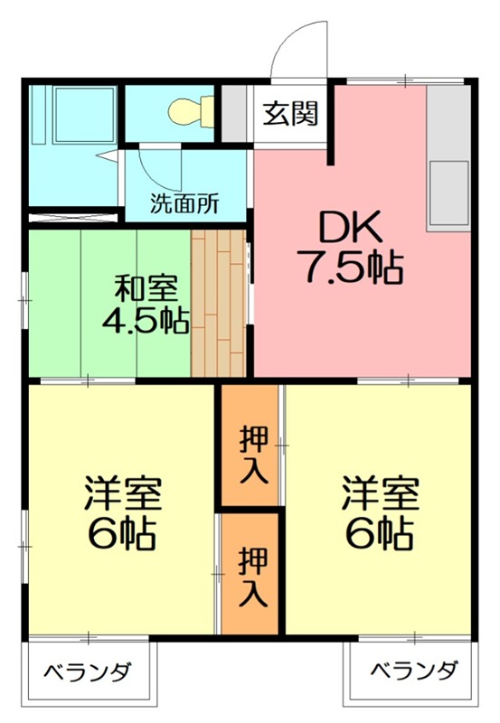 メゾン・ド・Bell 間取り