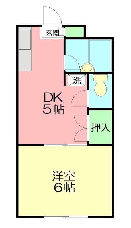 ガーデンクオーツ鎌倉 203号室 間取り