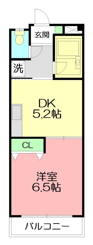 ベルハイツ 203号室 間取り