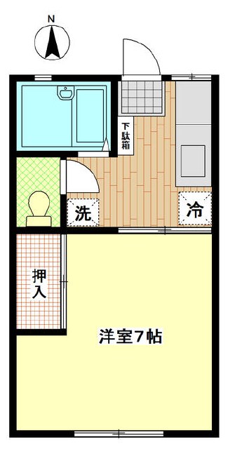 センチュリー90 103号室 間取り