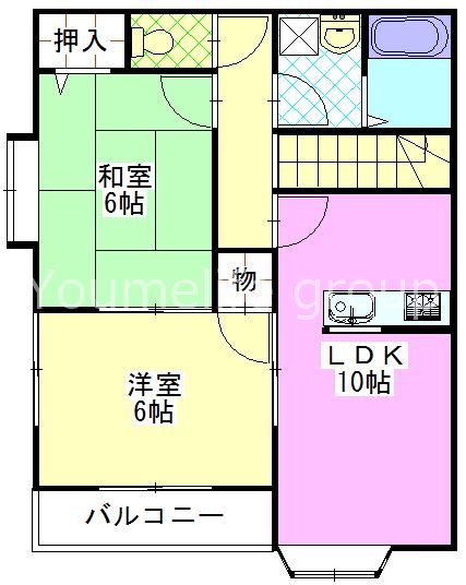 アヴェニール21　A 202号室 間取り
