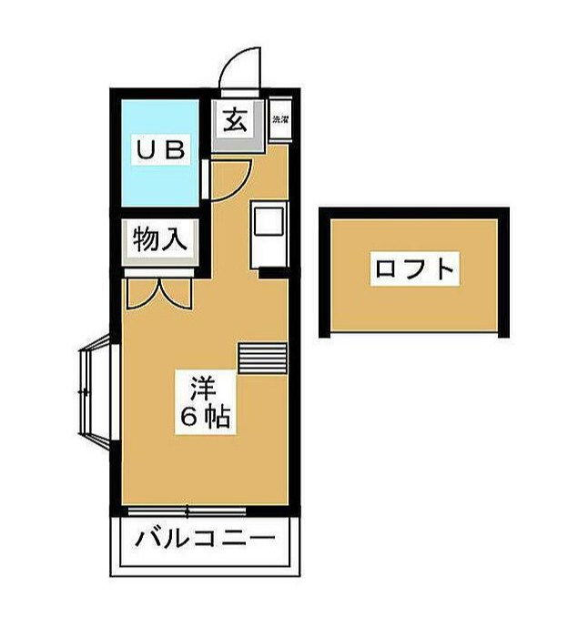 SG　TOTUKA(エスジートツカ） 201号室 間取り