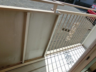 ヴィラ池の端 ベランダ