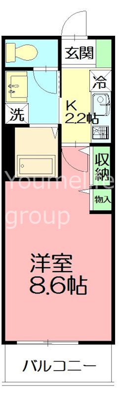 サニーテラス湘南 202号室 間取り