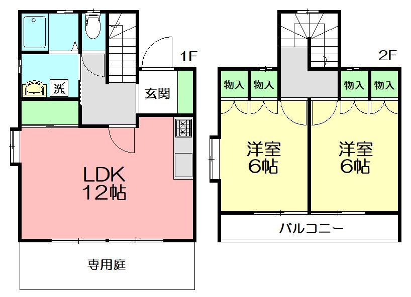 湘南コージーコート C-7号室 間取り