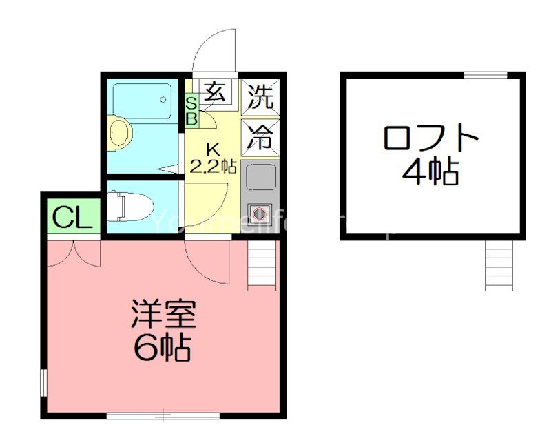 Lumius戸塚 202号室 間取り