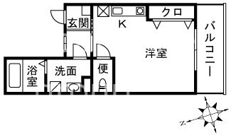 LEGEND(レジェンド) 105号室 間取り